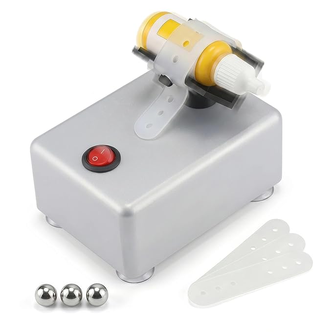 Electric Paint Shaker, Multi-Use Mixer for Nails, Tattoo, Model | Versatile for polishes & inks, Weighted anti-slip base, On/off switch, Hands-free operation, Revives old paints, Saves time