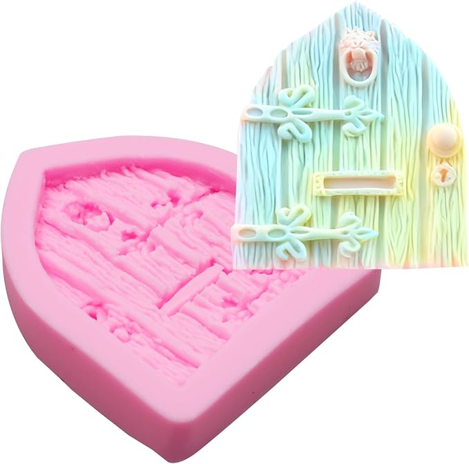 Door Silicone Mold Christmas Door Fondant Molds for Chocolate Cake Decoration Candy Cupcake Topper Cake Polymer Clay Crafts Epoxy Resin Native American Western