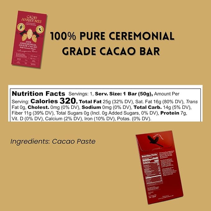 Cacao Adventures "The Collection" | Premium Chocolate Bars | 3 Flavors Sample Pack | Gift Set & Cacao Tasting Experience | 1.76 oz each (Pack of 3)
