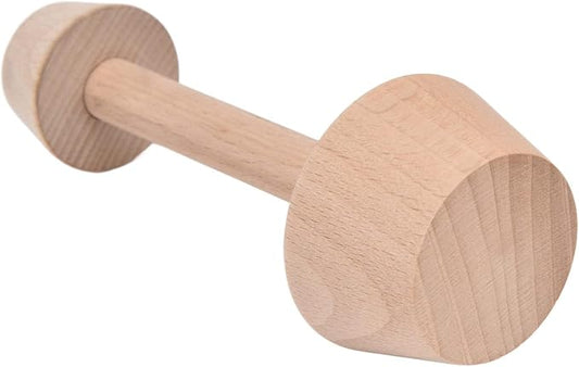 Wooden Pastry Tamper, Double Side Pie Pastry Dough Tart Tamper for Mini Muffin Pan, Wooden Shell Dough Wooden Cookie Molds for Baking, Mini Egg Tart, Cheesecakes, Pasta