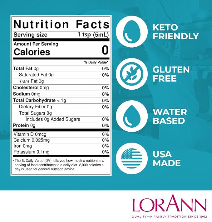 LorAnn Oils Rum Bakery Emulsion: Realistic Flavor, Ideal for Enhancing Boozy Notes in Baked Goods, Gluten-Free, Keto-Friendly, Extract Alternative Essential for Your Kitchen, 4 Oz