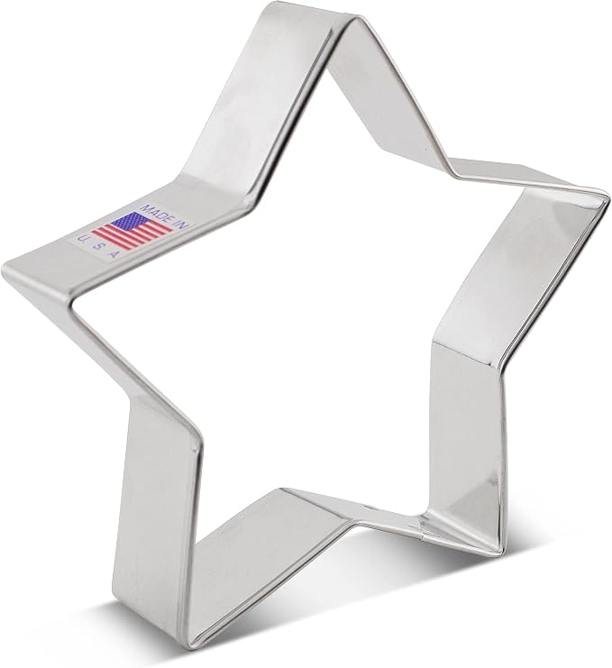 Ann Clark Star Cookie Cutter, 4" Made in USA