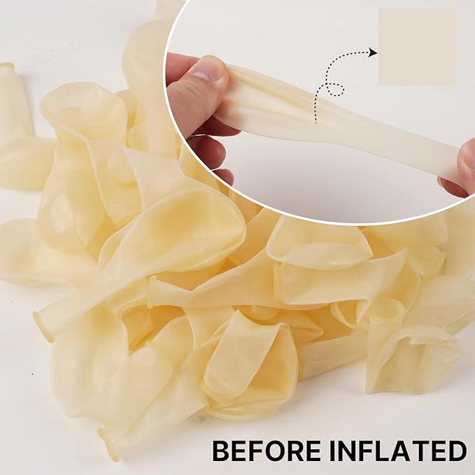 PartyWoo Clear Balloons 127pcs Different Sizes of 36 18 12 10 5 Inch Transparent Balloon Arch Kit for Graduation Wedding Baby Shower Bridal Shower Anniversary Birthday Party Decorations Clear-Y2