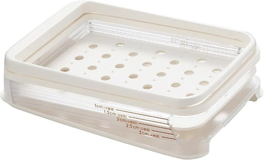 Wahei Freiz PS-955 Akebono Bread Slicer Guide, Made in Japan, Slotted Cut to the End, Thickness Adjustable, 4, 5, 6, 8, 12 Pieces