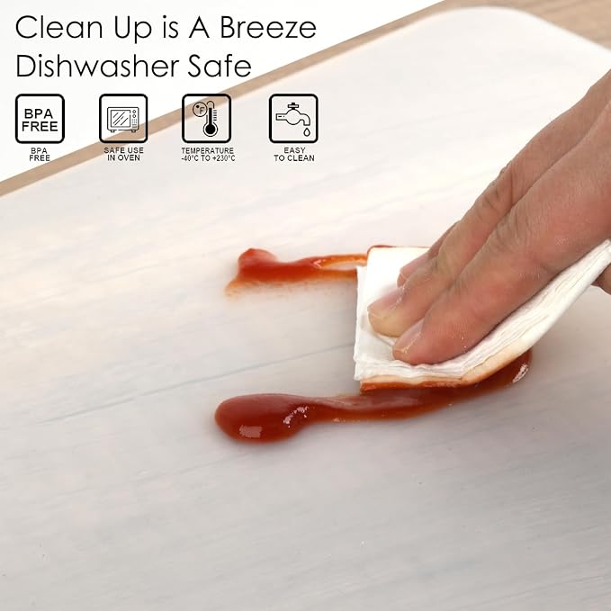 2mm Thick Extra Large Silicone Mat For Kitchen Counter 39.4"x23.6" Silicone Table Mat For Resin Workbench Mat Heat Resistant Mat Coffee Bar Mats, Translucent Extra Large Quartz Countertop Protector