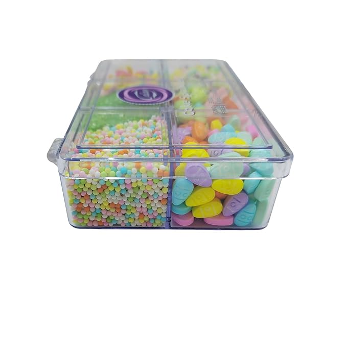 Easter Sprinkles, Edible Bunny Carrots Sprinkle, Rainbow Sprinkles with Jimmies Nonpareils Sanding Sugar for Cake Decorating, Baking, Ice Cream, Cookies Decorations, Cupcake Toppers