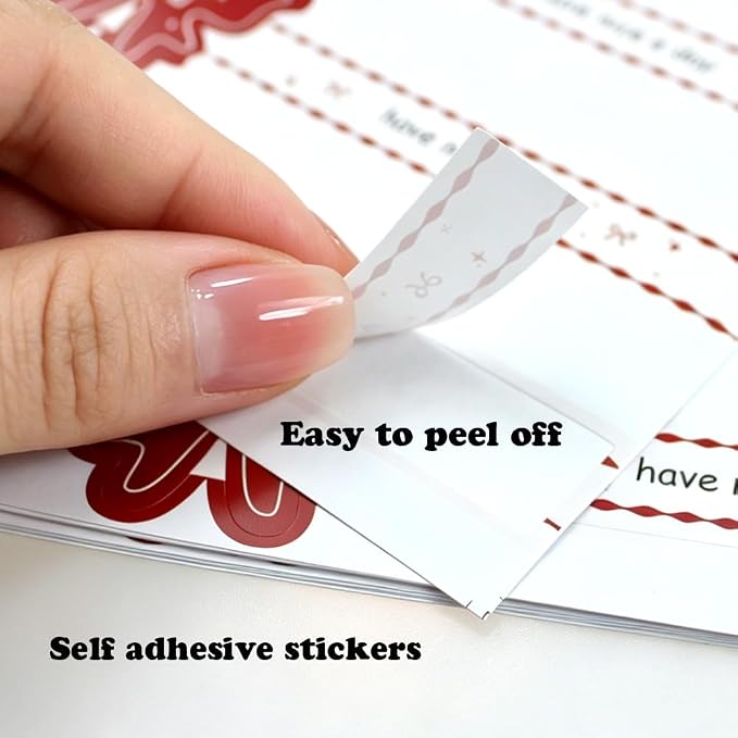 7.9” x 0.6” Long Thank You Stickers 150 Pcs Cute Large Red Bow Have A Nice Day Self-Adhesive Sealing Baking Labels Handmade Food Tamper-Proof Bakery Sticker for Baked Goods Small Busines Packaging
