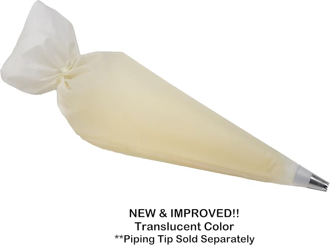 Ateco 21" Compostable and Disposable Decorating Bags, 100 pack
