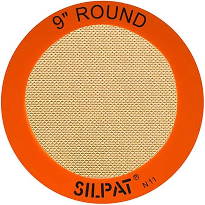 Silpat The Original Round Cake Liner Non-Stick Silicone Baking Mat, 9"