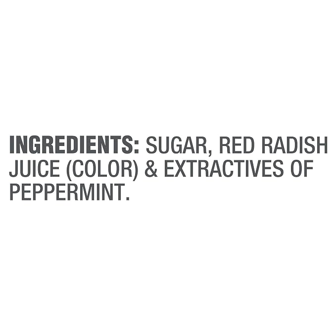 McCormick Finishing Sugar, Candy Cane, Limited Edition, Sweet Peppermint, Iconic Holiday Flavor, For Hot Chocolate, Chocolate Fudge, Bark, Cocktails, and More, 3.81 oz