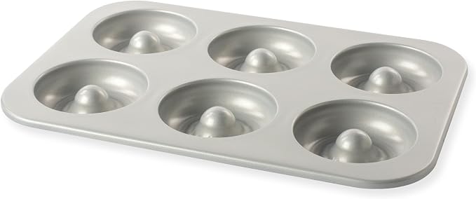 Nordic Ware Formed Classic Donut Pan, 6 Cavities, Twilight Blue