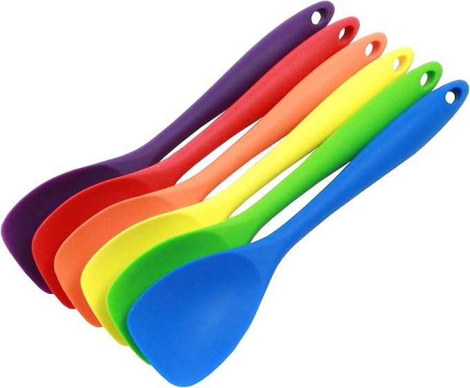 Chef Craft Premium Silicone Spoon Spatula, 11.5 inch, Blue