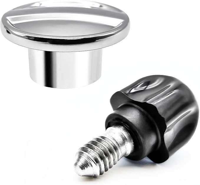 Hub Attachment Cap & Fixing Attachment Screw Compatible with KitchenAid 4.5&5 Quart Tilt-Head Stand Mixers