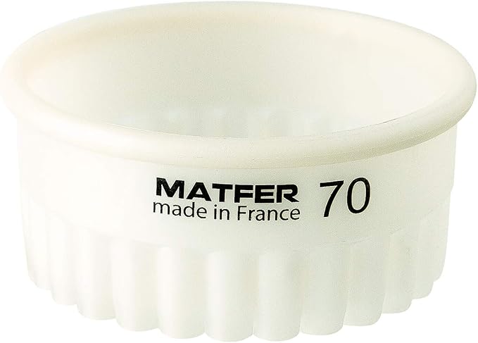 Matfer Bourgeat Exoglass® Round Pastry Cutter, Fluted, 3 1/8"