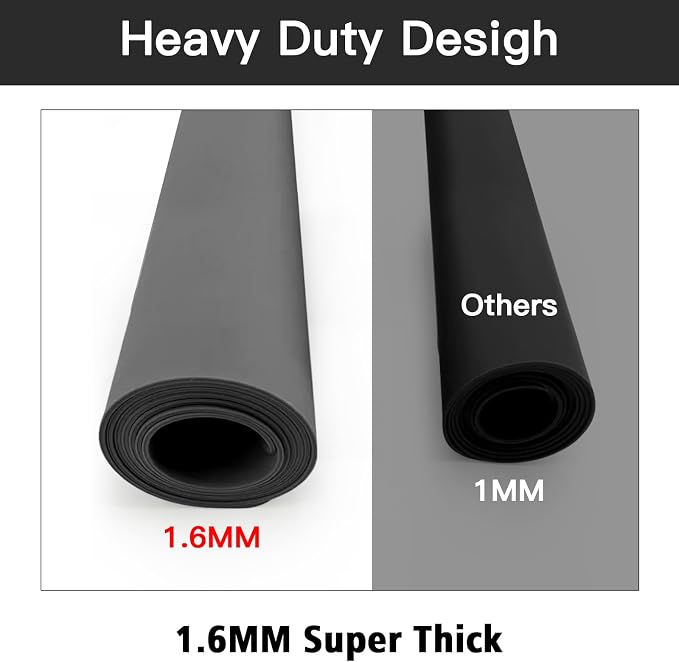 Large Silicone Mat, 78.7”x 15.7” Extra Thick Heat Resistant Mats, Nonslip Kitchen Countertop Protector Mat, Cuttable Waterproof Counter Protector Mats for Kitchen Island Workbench (Black)