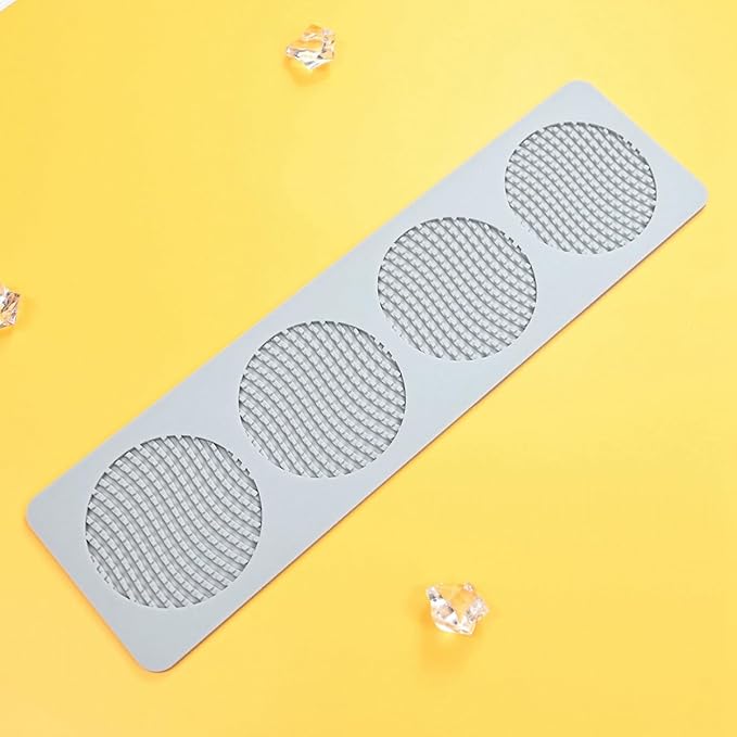 TUKE Honeycomb Lace DIY Cake Decor Silicone Mold Beehive Candy Biscuit Ice Baking Mould Round Chocolate Making Tools (F_ Honeycomb)
