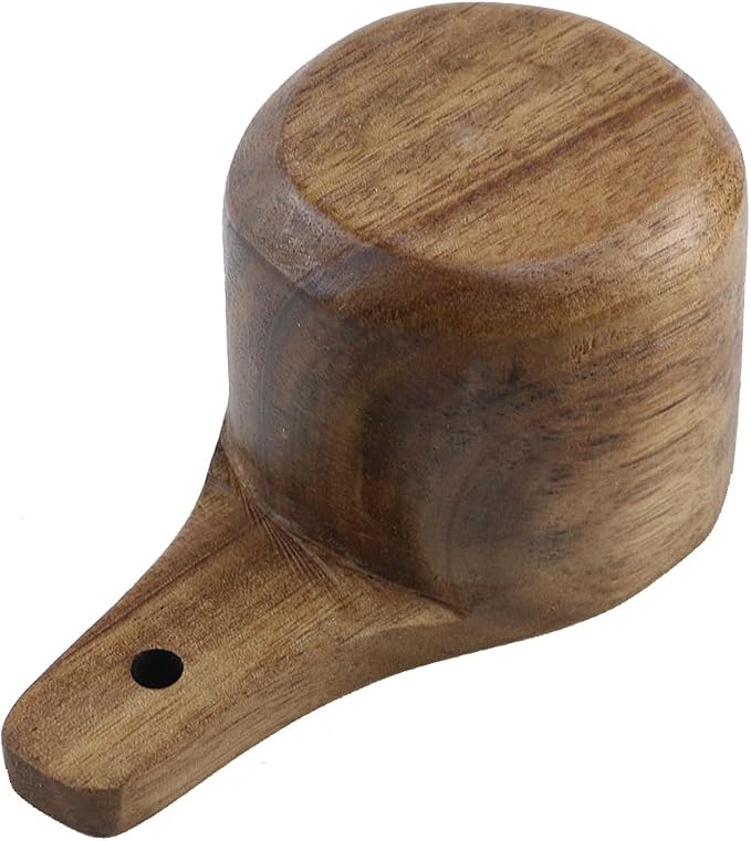 1PCS 1/4 Wooden Measuring Cup and Measuring Spoon Kit for Baking Cooking Spice Coffee Tea Milk Powder