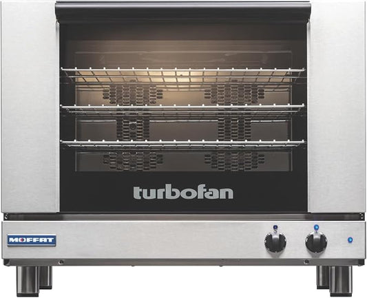 Moffat Turbofan E28 Series Full Size Countertop Electric Convection Oven, Single Deck, Manual Control, 220-240v/50/60/1ph