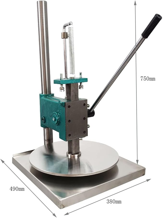 INTBUYING 11.8inch Manual Pizza Dough Pastry Press Machine Household Pizza Dough Pastry Manual Dough Sheeter Dough Pastry Presser Stainless Steel Pasta Maker Pizza Express Dough Sheeter