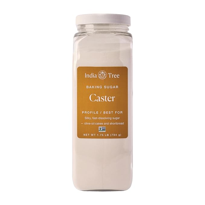 India Tree Superfine Caster Cane Sugar, 1.75 lb Pantry Pak