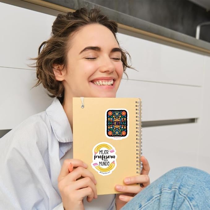 Spanish Teacher Stickers | Fun Educational Decals for Laptop, Waterbottle, Notebook | Gifts for Educator, Professor & Language Learners