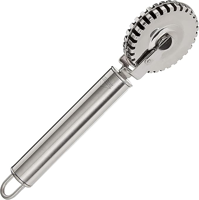Küchenprofi Ravioli Cutter, 18/10 Stainless Steel Pastry and Pasta Cutting Wheel, Perfect for Cutting, Sealing, and Crimping Fresh Pasta and Pastry Dough