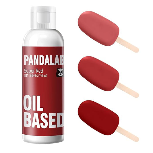 Super Red Oil Based Food Coloring for Chocolate, Candy Melts, Donuts, Strawberries, Frosting, Cake, Professional Edible Dye for Baking - 80 Milliliters 2.7 Fl.Oz