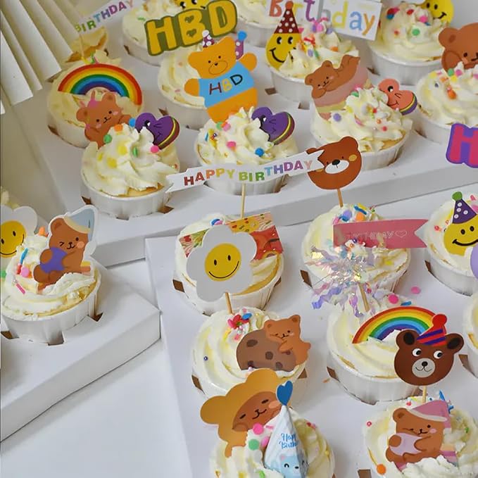 Rainbow Round Sprinkles, 16 ounce Birthday Confetti Edible Cake Decorations, Pastel Sprinkles Bulk for Baby Shower Cupcake, Cake Decorating, Ice Cream, Cookie, Baking Topping