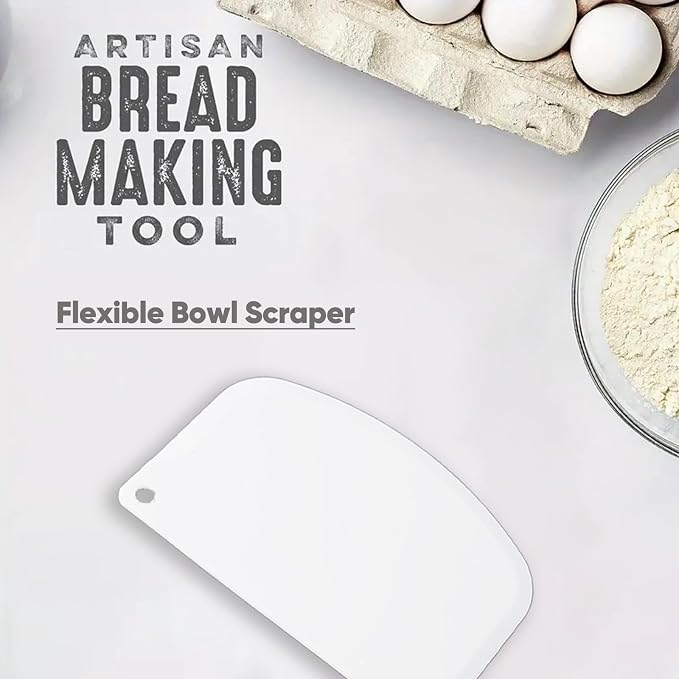 Boxed Sourdough Starter Feeding Jar Kit with Oval Proofing Basket and Bread Making Tools Bread Making Accessories
