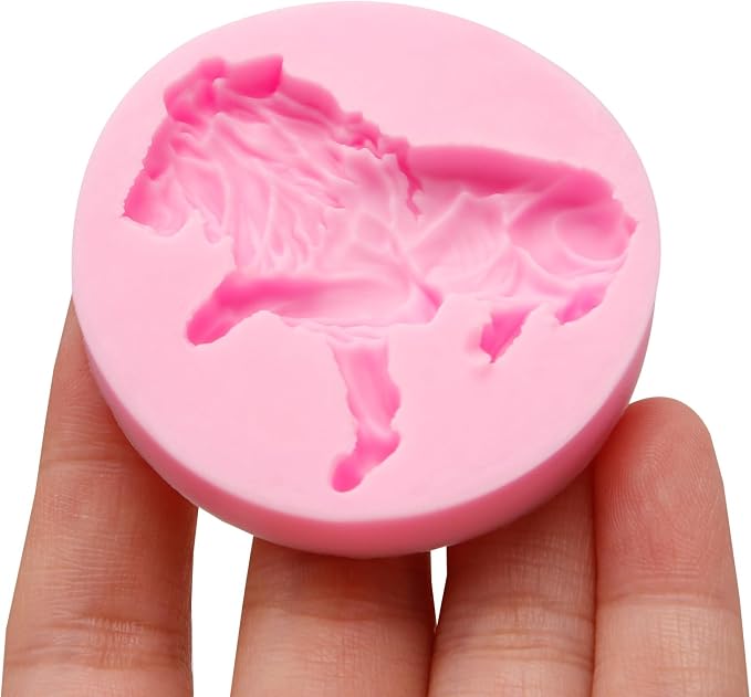 3D Lion Silicone Molds 2 Pcs, Forest Theme Jungle Safari Animal Lion Chocolate Baking Fondant Molds for Cake Decoration Candy Cupcake Topper Cake Polymer Clay Crafts Epoxy Resin