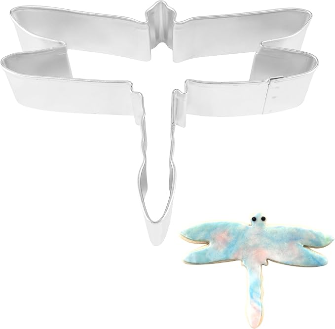 R&M Dragonfly 4" Cookie Cutter in Durable, Economical, Tinplated Steel