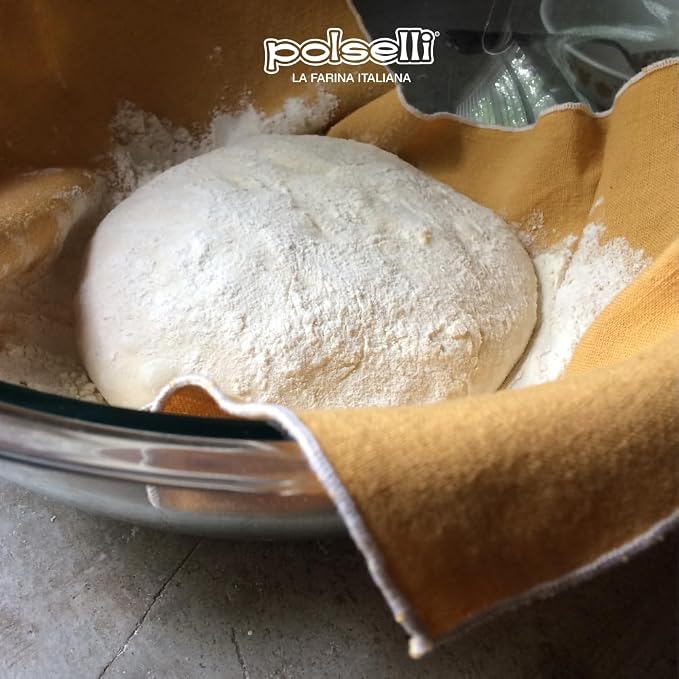 POLSELLI PuroGrano, 100% Stone Ground, Type 1 Soft Wheat Flour, 5 kg | Ancient Italian Grain For Sourdough Bread And Artisan Baking, Unbleached, Unbromated, No Additives, Product Of Italy.