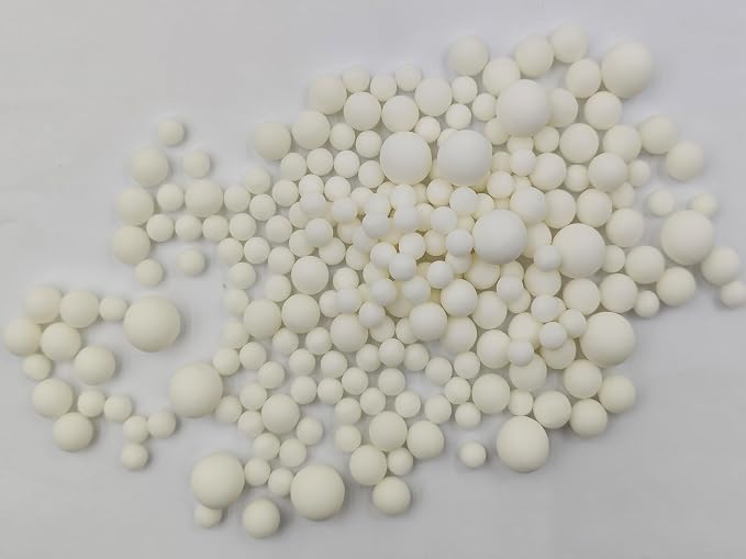Mixed Edible White Pearl Sugar Sprinkles, 4.23 oz Candy Pearls Ideal for Baking, Cake and Cupcake Toppers, Cookie Decoration, Ice Cream Topping (7,10,14mm)