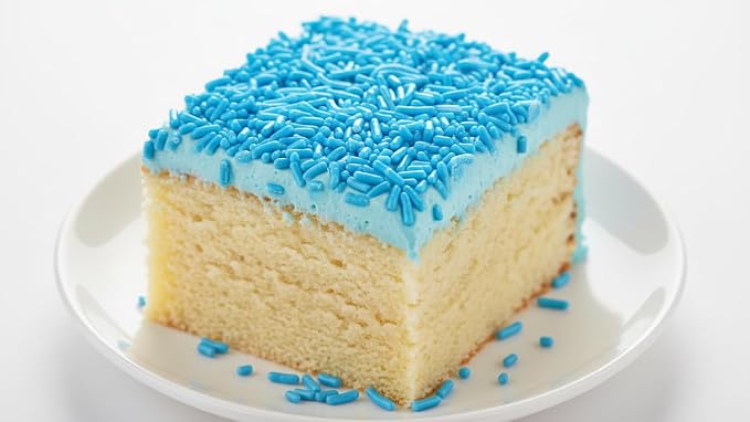 NCS Blue Jimmies Edible Sprinkles – Cupcake, Cake & Cookie Decorations, 7 oz