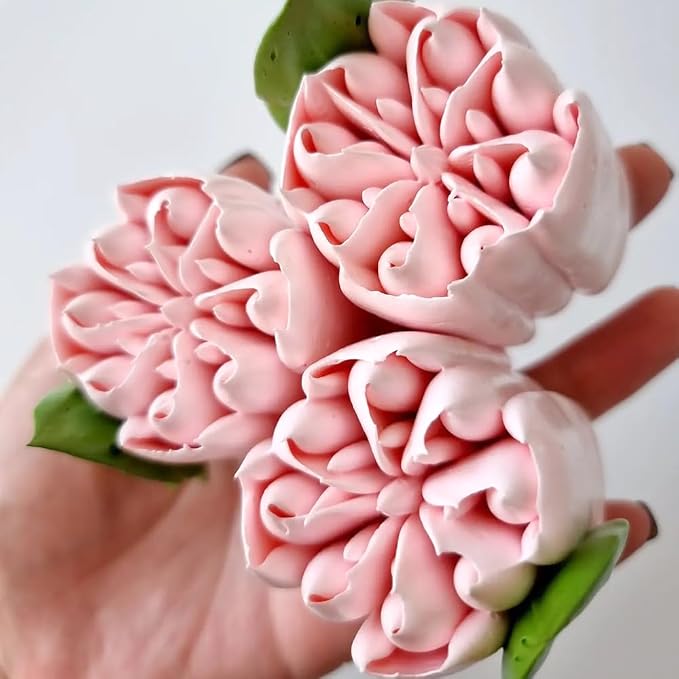 Extra Large Russian Piping Tips - Stainless Steel Flower Nozzles Set for Cake Decorating, Rose & Floral Icing Tips for Cupcakes, Cookies Professional Baking Tools (XXL, Style 59)