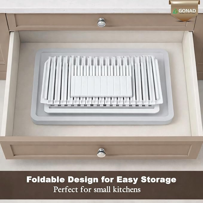 Bread Slicer for Homemade Bread, Adjustable Width Bread Loaf Slicer with Crumb Tray, Bread Bag & Silicone Mat, Foldable Bread Cutter for Even Slices for Loafs, Sandwiches, Bagels & Cakes
