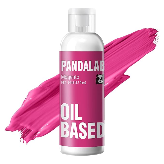 Magenta Oil Based Food Coloring for Chocolate, Candy Melts, Donuts, Strawberries, Frosting, Cake, Professional Edible Dye for Baking - 80 Milliliters 2.7 Fl.Oz