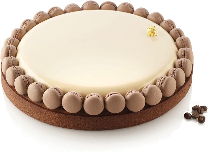 Silikomart "Tarte Ring 250" Heat-Resistant Perforated Plastic Cutting Ring 9.84 Inch Diameter (1 Each)