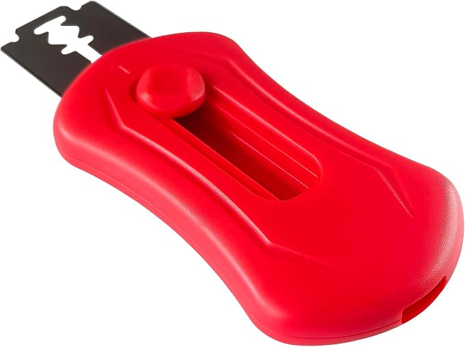 Sourdough Scorer Tool, Extractable Bread Lame Dough Scoring Knife (Red) | Upgraded Magnetic Scoring Knife for Sourdough Bread Baking, Bread Razor for Homemade Bread, Includes 10 Razor Blades