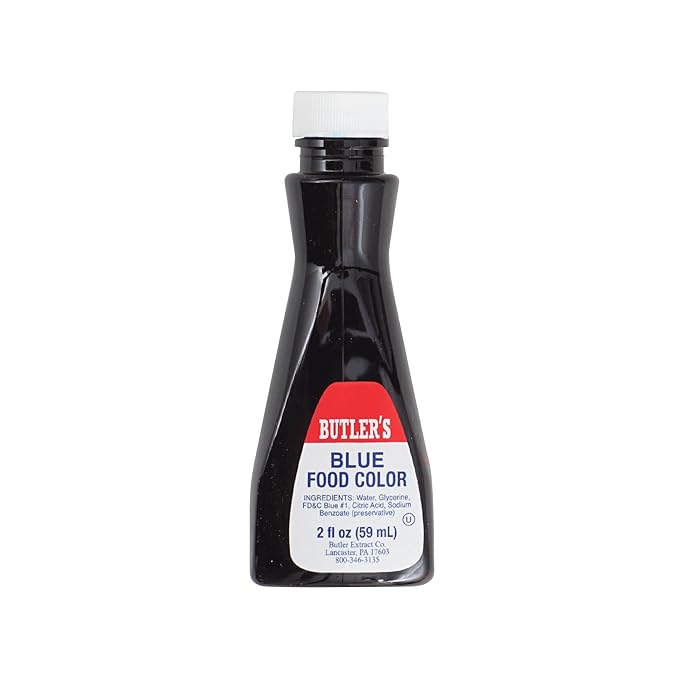 Blue Food Coloring, 2 Ounce Bottle, Hampton Distribution