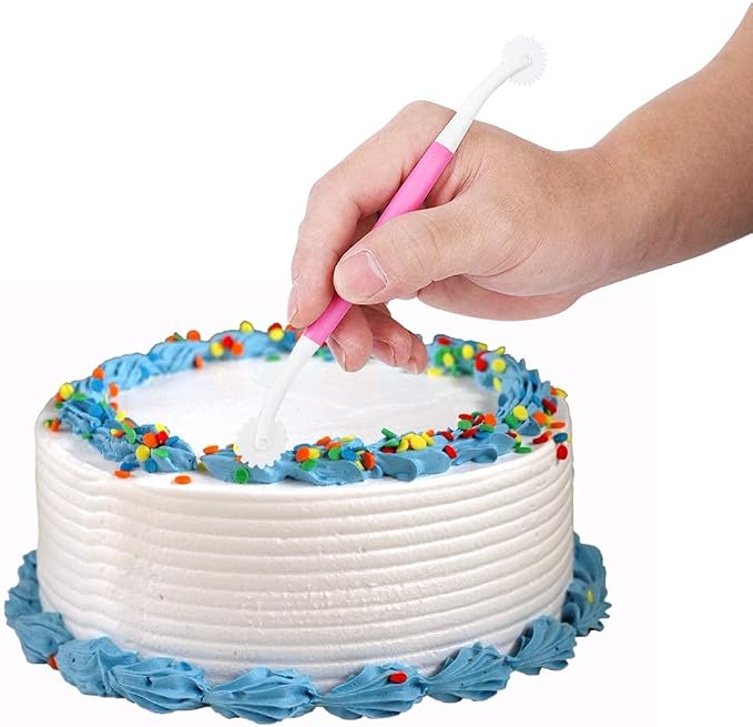 TOPINCN 3-Piece Set Fondant Cake Decorating Tools, Fondant Sculpting & Modeling Kit for Baking, Sugar Paste Smoothing & Shaping Tools for Gumpaste, Icing, DIY Pastry Supplies