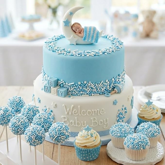 Manvscakes, No Artificial Dyes, Blue Sprinkles, Natural Sprinkles, Gluten Free, Birthday Sprinkles, Blue Cake Decorations, Star Sprinkles, Cookies, Fondant Cake, Natural Dessert Toppings, 3oz