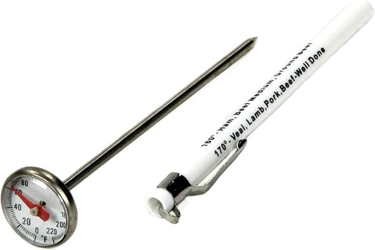 Chef Craft Select Instant Read Thermometer, 5.5 inches in Length, Stainless Steel