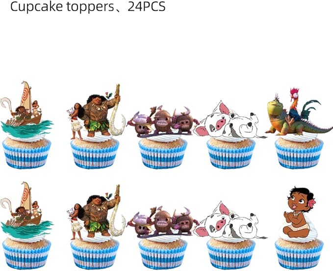 25PCS Cake Toppers Cupcake Toppers Cake Decorations Birthday Party Supplies Decorations (Style 8)