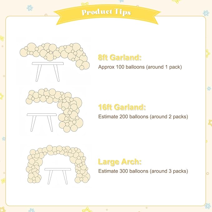 Here Comes the Son Balloon Arch Kit, 124Pcs Boho Retro Dusty Blue Burnt Orange Yellow Ivory White Balloons for Baby Shower First Trip Around the Sun Sunshine Theme Birthday Party Decorations
