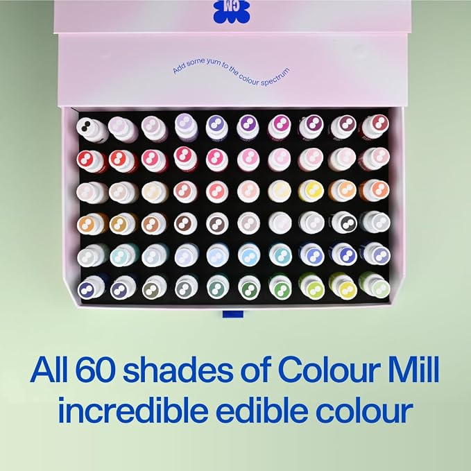 Colour Mill Oil Blend Food Coloring, Complete Collection - 20 Milliliters Each of 60 Colors