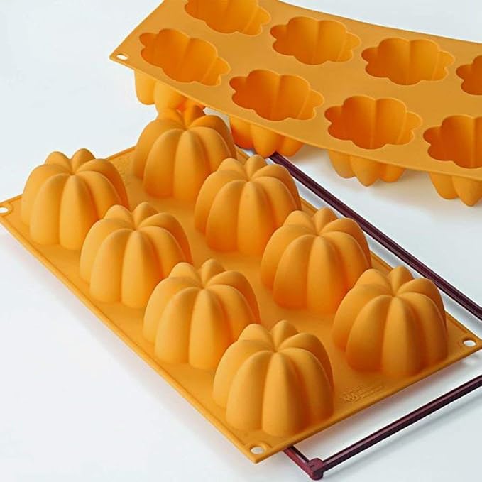 Silikomart Silicone Fancy and Function Bakeware Collection Multi-Shape Cake Pan, Charlotte