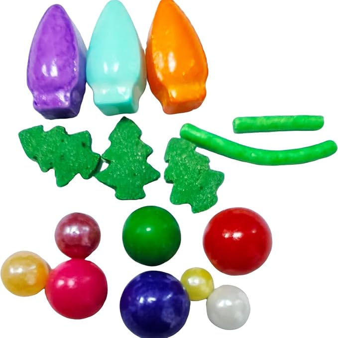 Edible Christmas Sprinkles for Cake Decorating 100g/3.53oz, Mix Size Christmas Tree Pearls Jimmy Candy Cupcake Toppers Cookie Decorating Perfect for Christmas Supplies