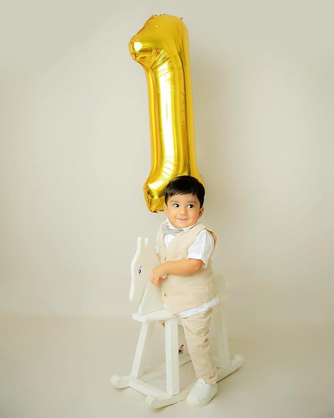 Gold Number 23 Balloon 40 inch, 23 Number Balloons, 23rd Gold Birthday Decorations, 23 Year Old Women Men Golden Party Supplies