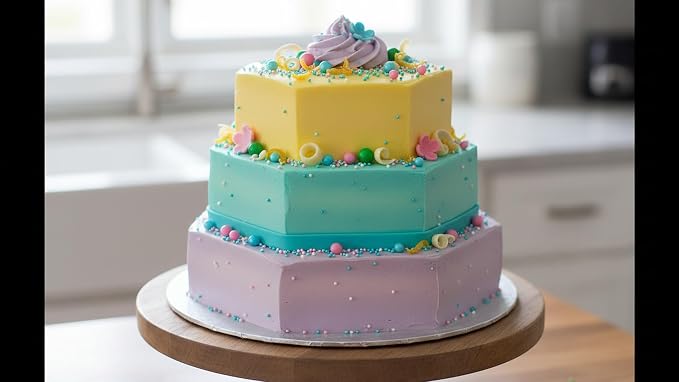 Zali Edible Pearl Sprinkles, Flower Color, 26 Colors Mixed Size | For Cake Decorating, Sugar Pearls for Cakes, Cupcakes, Cookies, Donuts & Ice Cream, Gluten Free, Food Grade